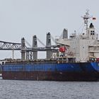 ein Bulker van achtern 