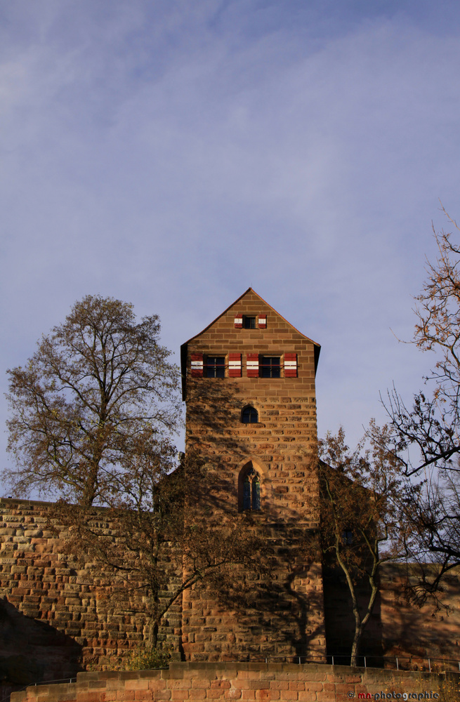 ...ein Burgturm in Nürnberg