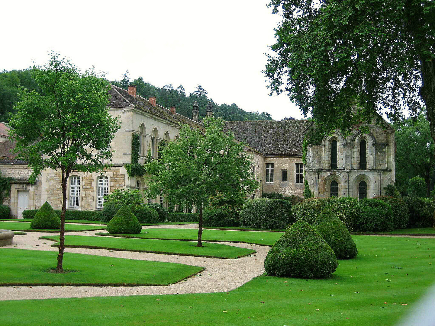 Ein Burgund Kloster in der Nähe von Vézelay/Frankreich