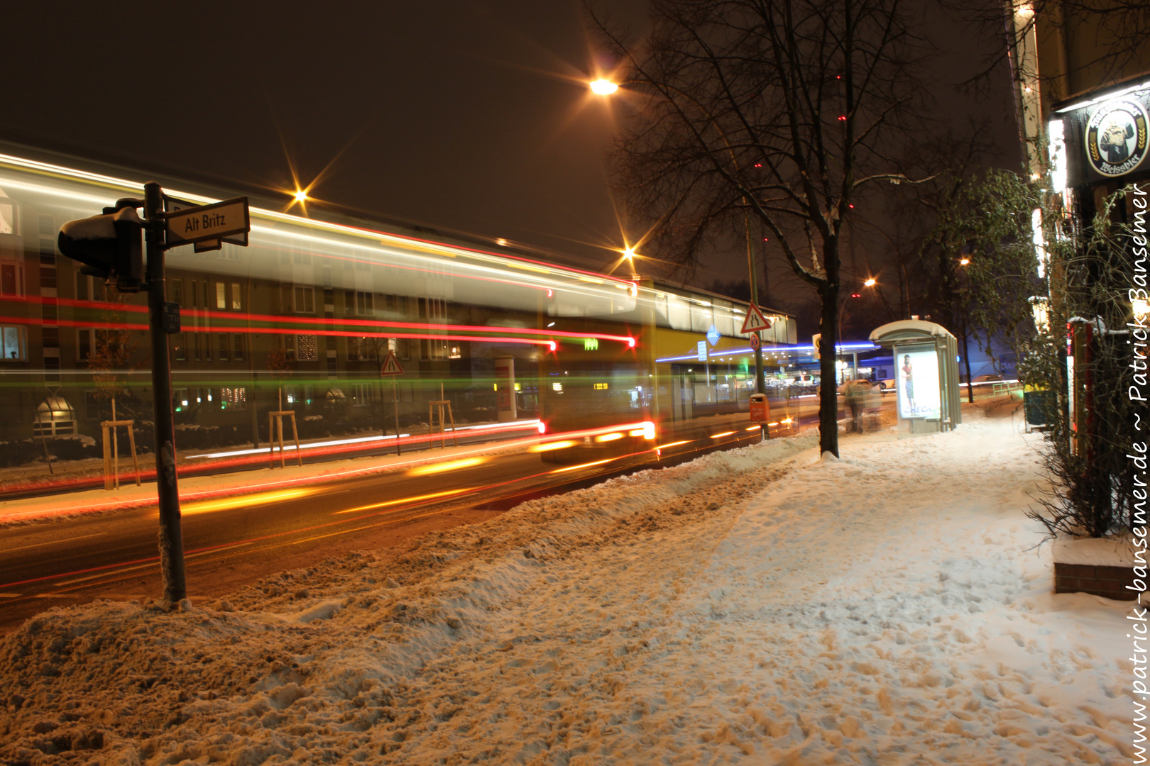 Ein Bus der BVG -> Buslinie M44