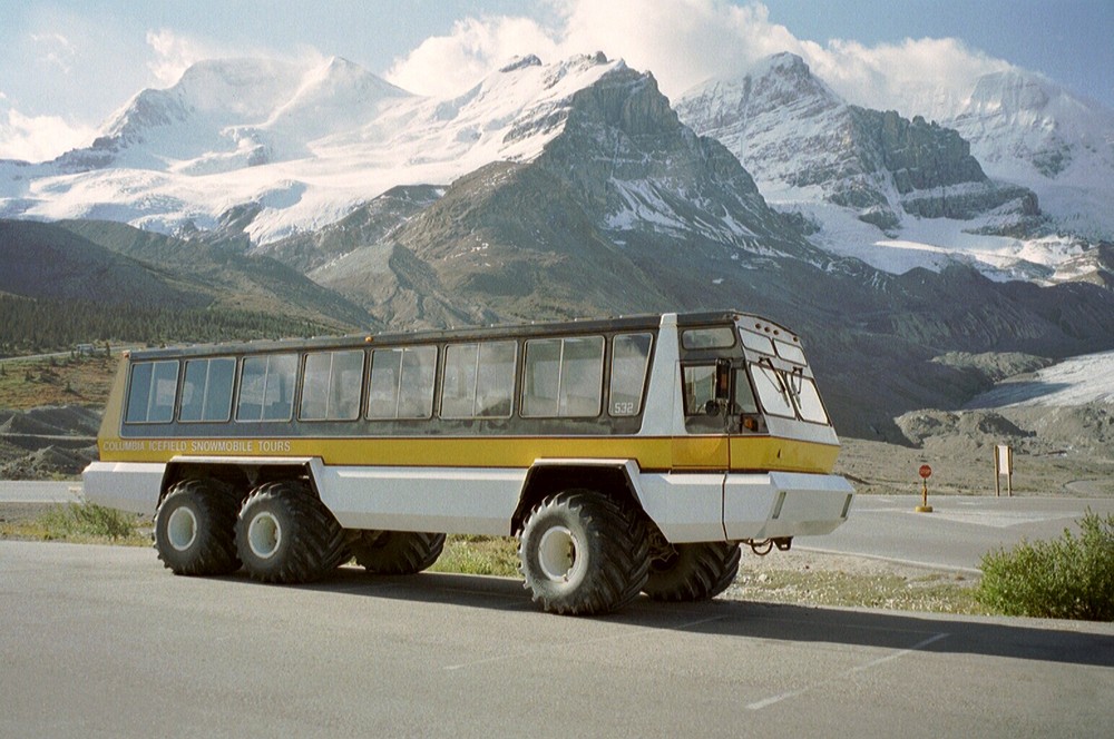 Ein Bus ideal für Winter
