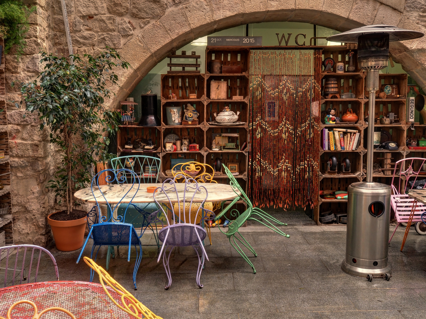 Ein Café in Barcelona