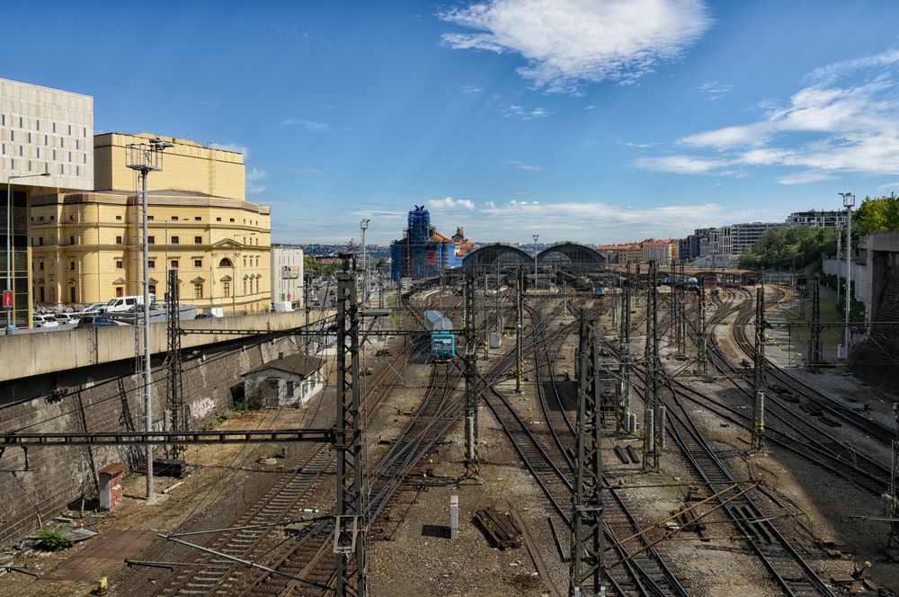 Ein Chaos an Gleisen - Prag -