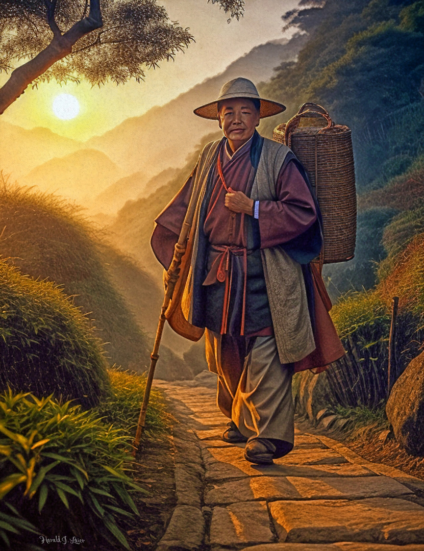 "Ein chinesischer Wanderer"