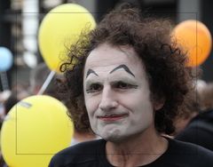 Ein Clown als Mensch