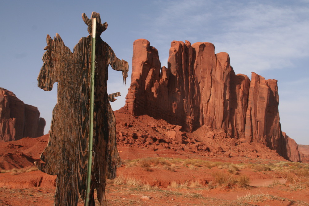 EIN Cowboy im Monument Valley USA - 1