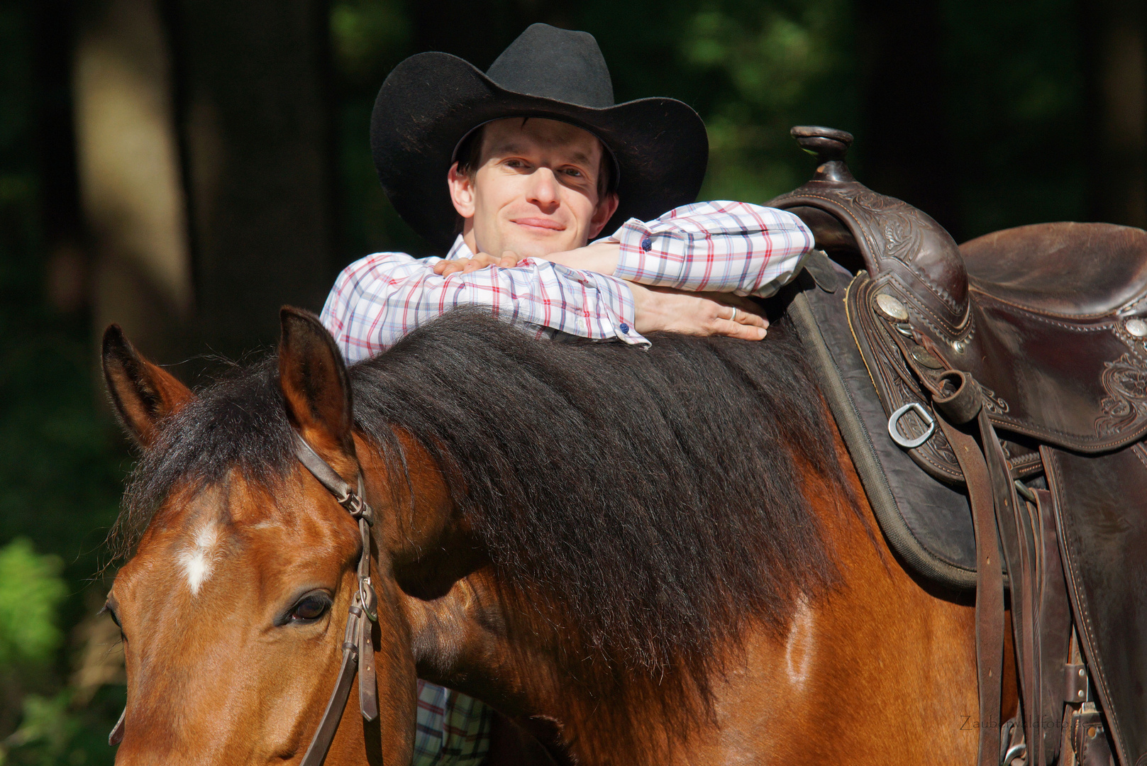 ein Cowboy zum Pferdestehlen!