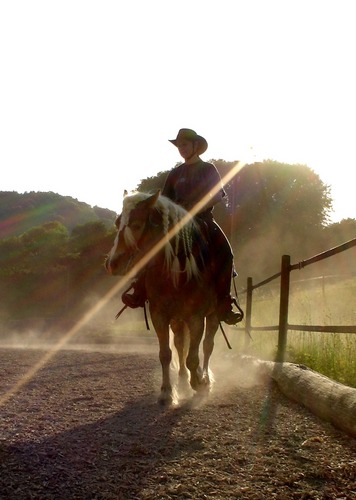 Ein Cowgirl...