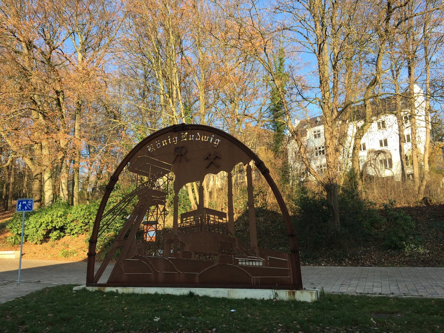 ein Denkmal für den Bergbau