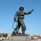 Ein Denkmal für die Dänischen Fischer und Rettungsleute in Skagen.