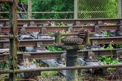 ein Detail der Drehbrücke