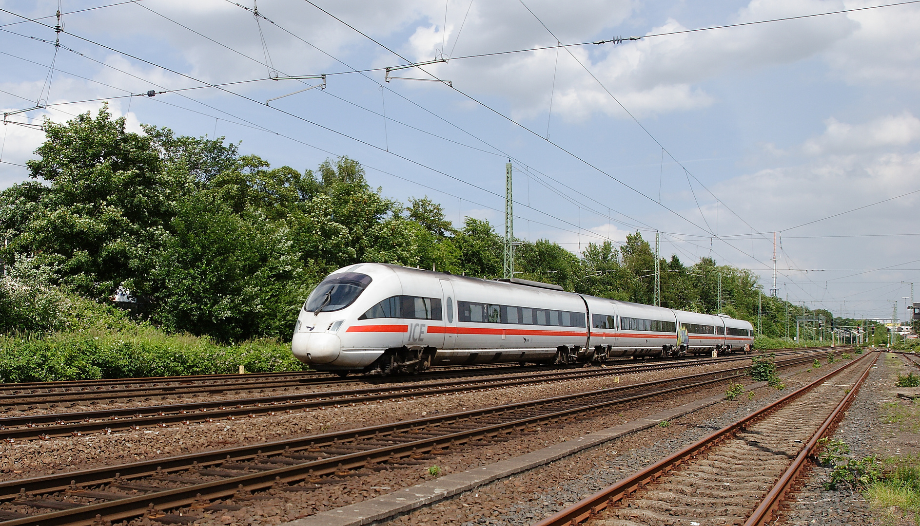 Ein Diesel-ICE auf dem Weg nach Kopenhagen