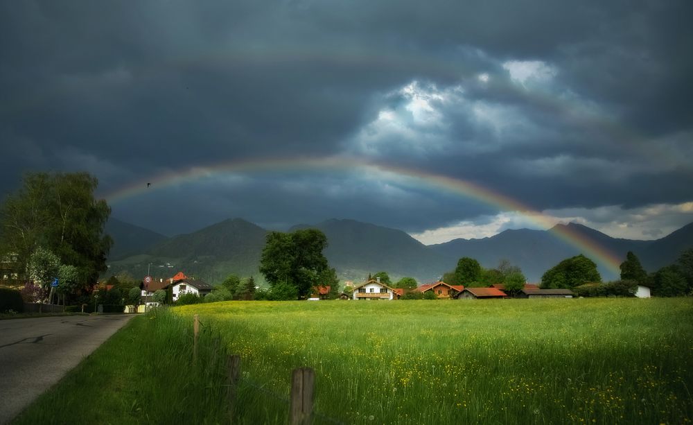 Ein (doppelter) Regenbogen