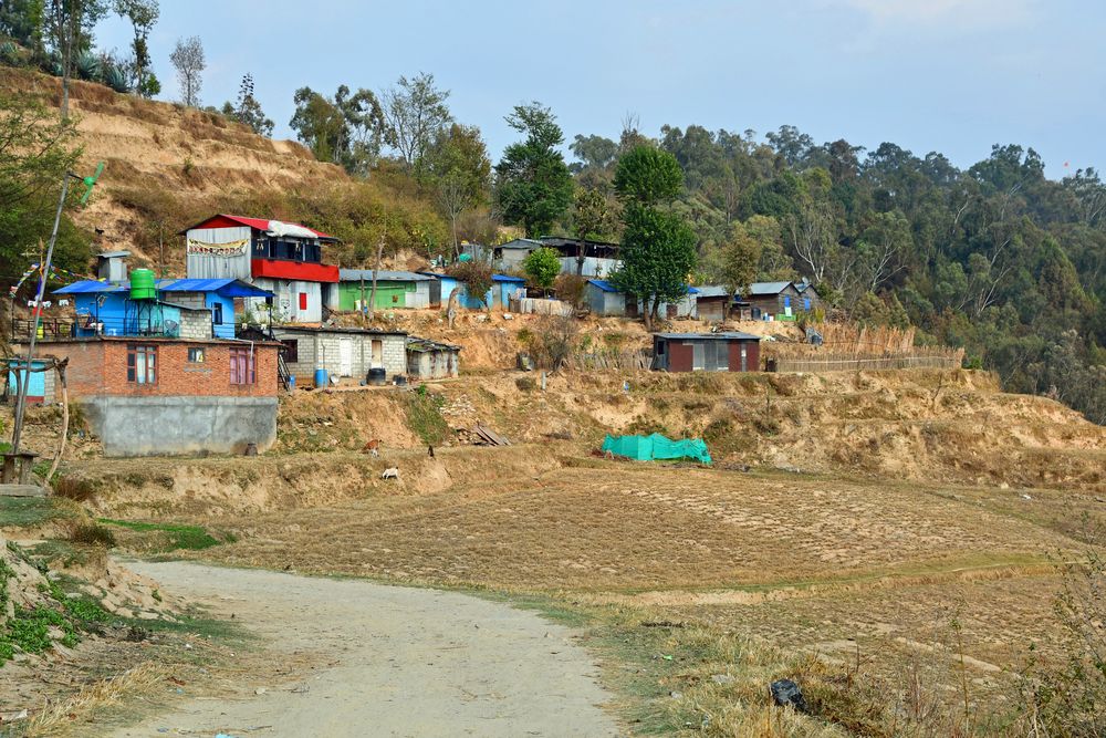 Ein Dorf im Kathmandutal