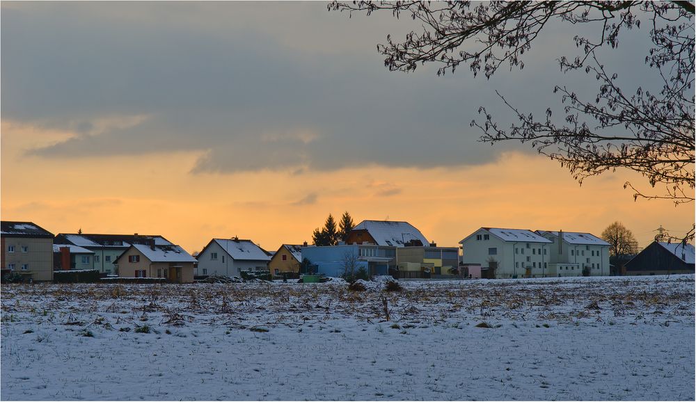 Ein Dorf im Winterschlaf