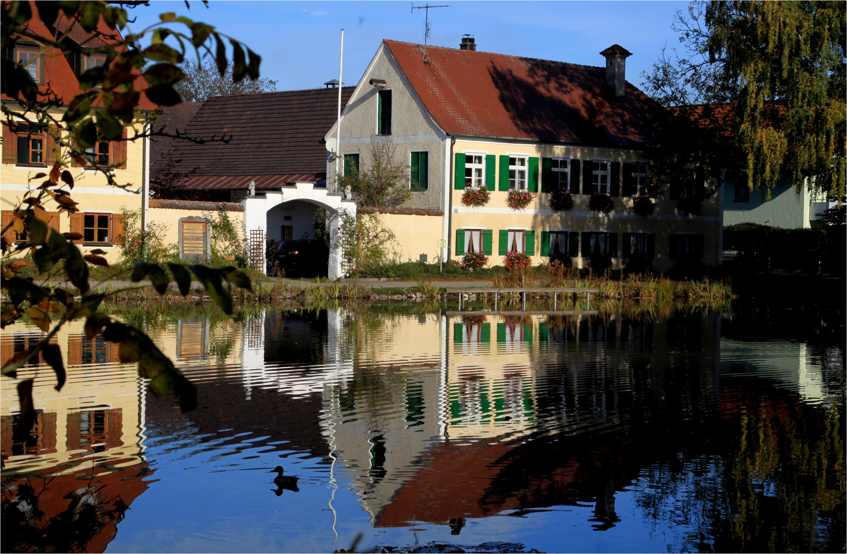 ein Dorf wie im Bilderbuch....