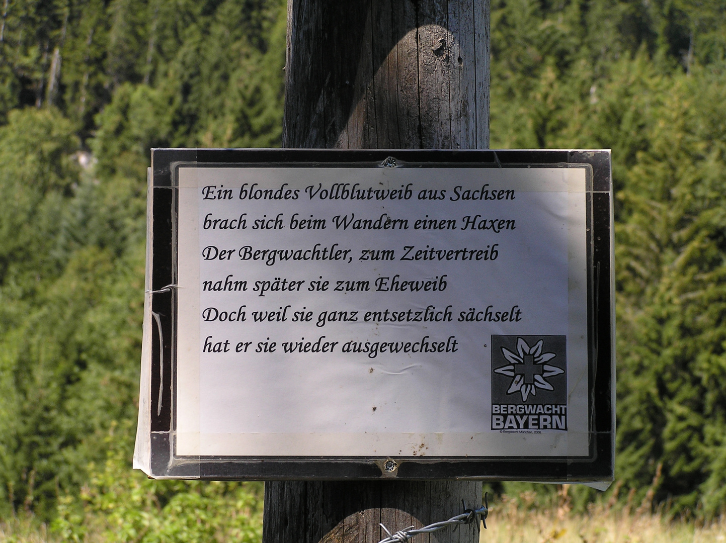 Ein "dreifach Hoch" der Bergwacht