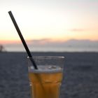 ein drink am strand