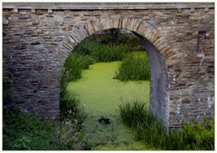 Ein Durchbilck am Wasserschloß Opherdicke