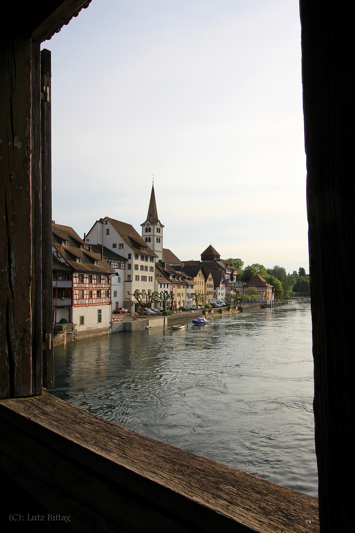 Ein Durchblick auf Diessenhofen