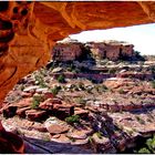 EIN DURCHBLICK IM CANYONLANDS NATIONALPARK…..