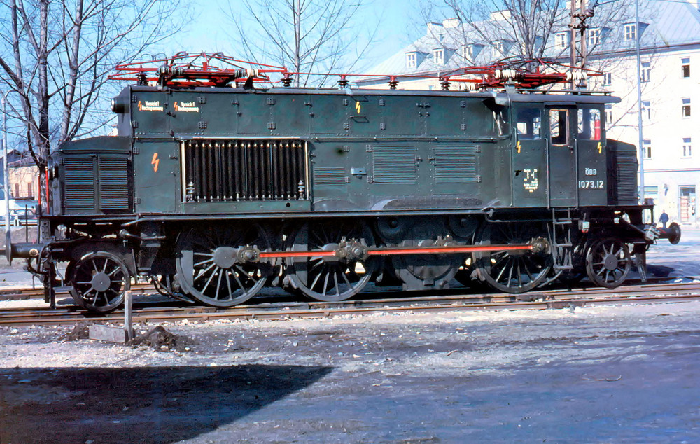 Ein E-Lok Veteran die 1073 der ÖBB