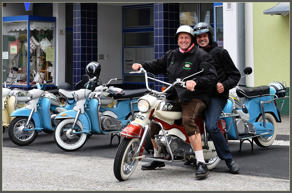 Ein "echter" Biker ist Wetterfest.....