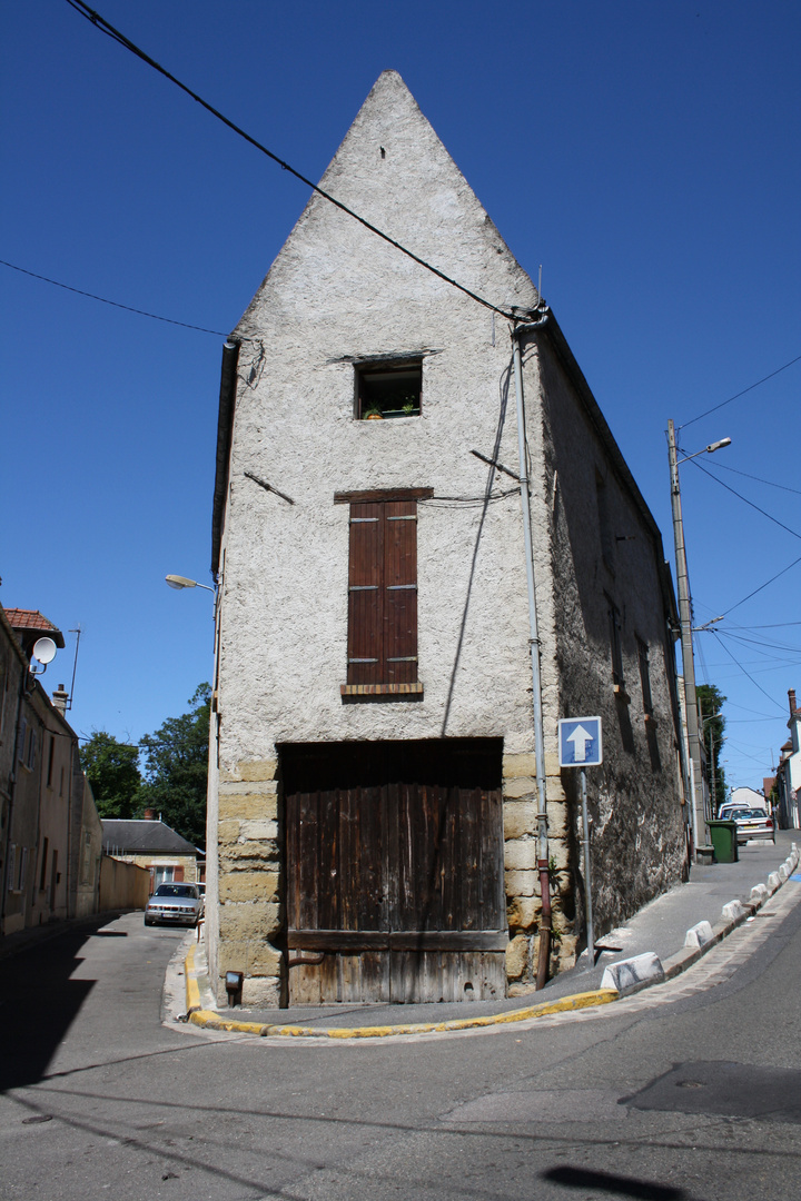 Ein Eckhaus in Frankreich