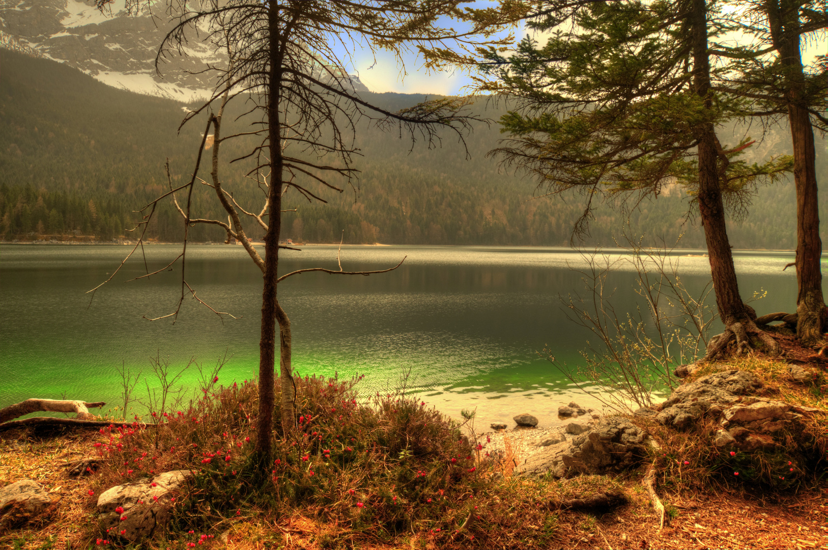 Ein eher grauer Tag am Eibsee