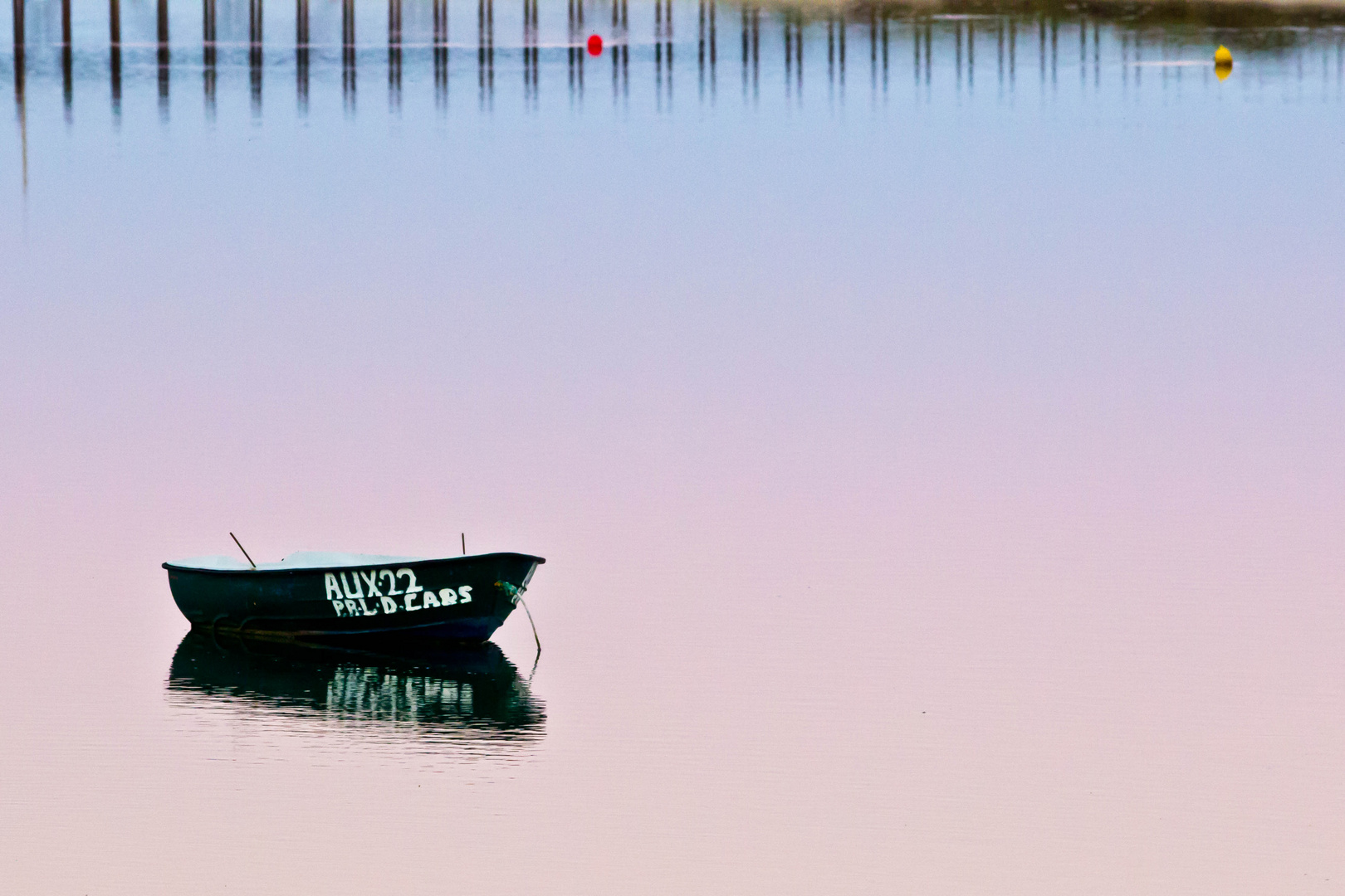 ein einsames boot