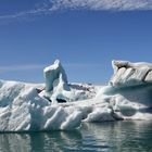 Ein Eisberg auf der Gletscherlagune Jökulsarlon