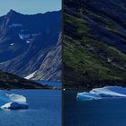 Ein Eisberg dümpelt schöner als der andere im Prins Christian Sund II (3D-X-View)