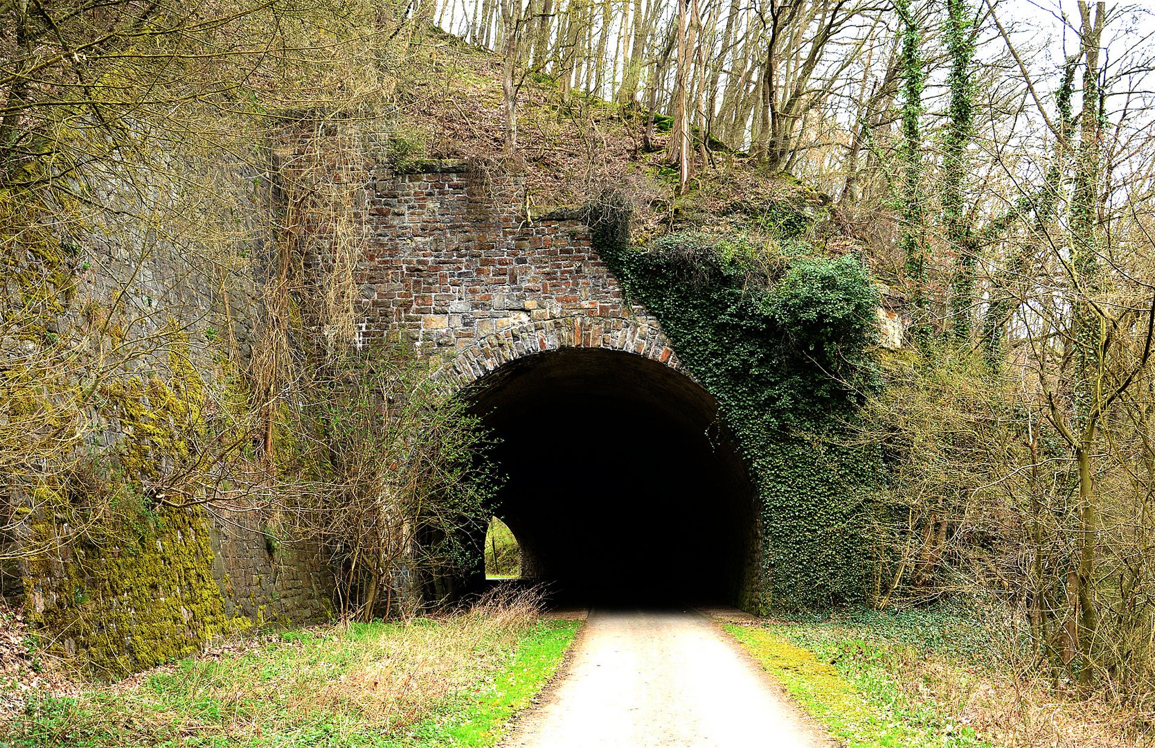 Ein Eisenbahntunnel der früheren Ahrtalbahn