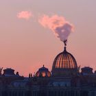 ein eisiger Morgen in Dresden