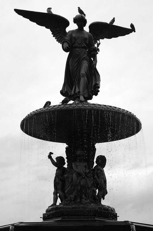 Ein Engel im Central Park NY