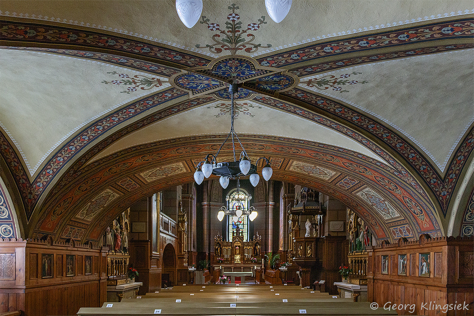 Ein erster Blick in die Klosterkirche 