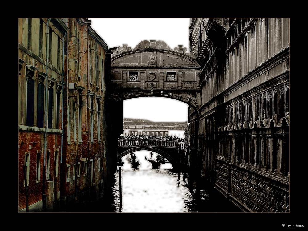 Ein etwas anderer Blick auf die Seufzerbrücke - Venedig V