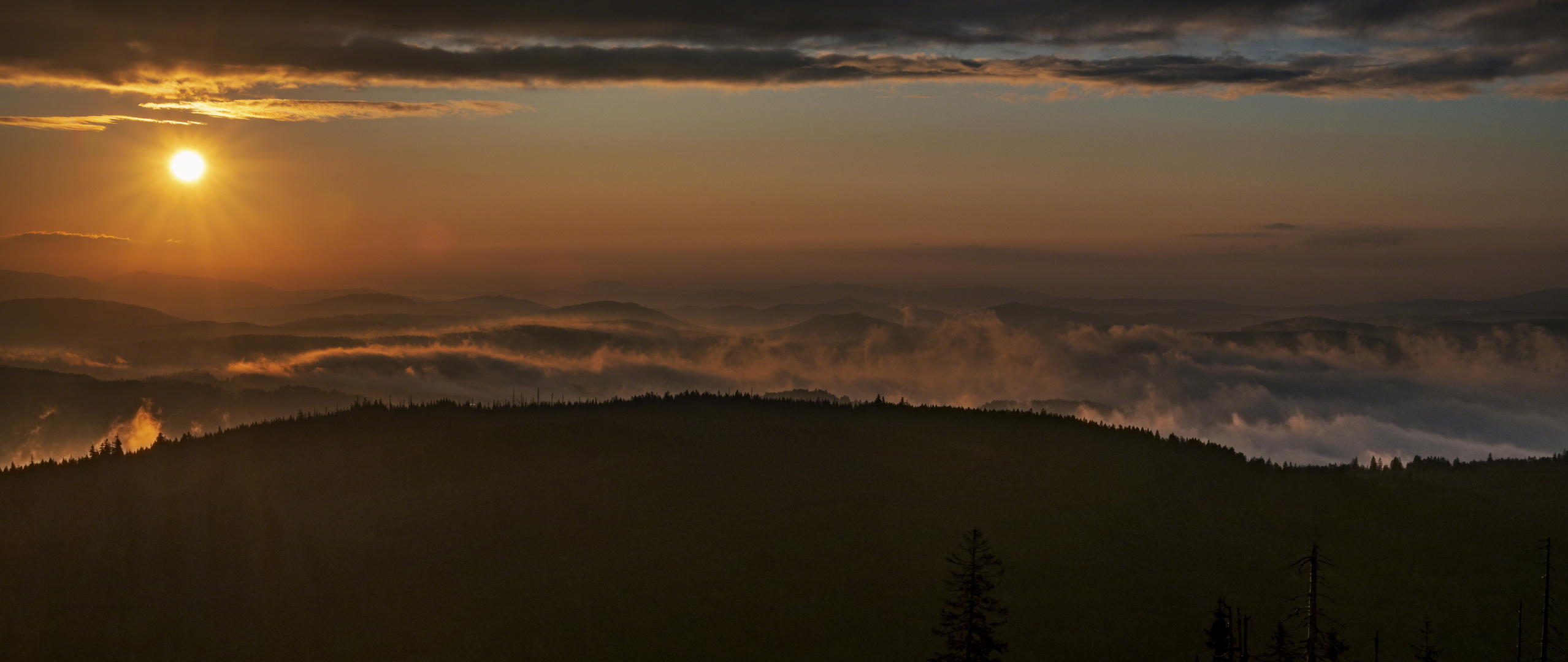 Ein etwas stürmischer Sonnenaufgang ....