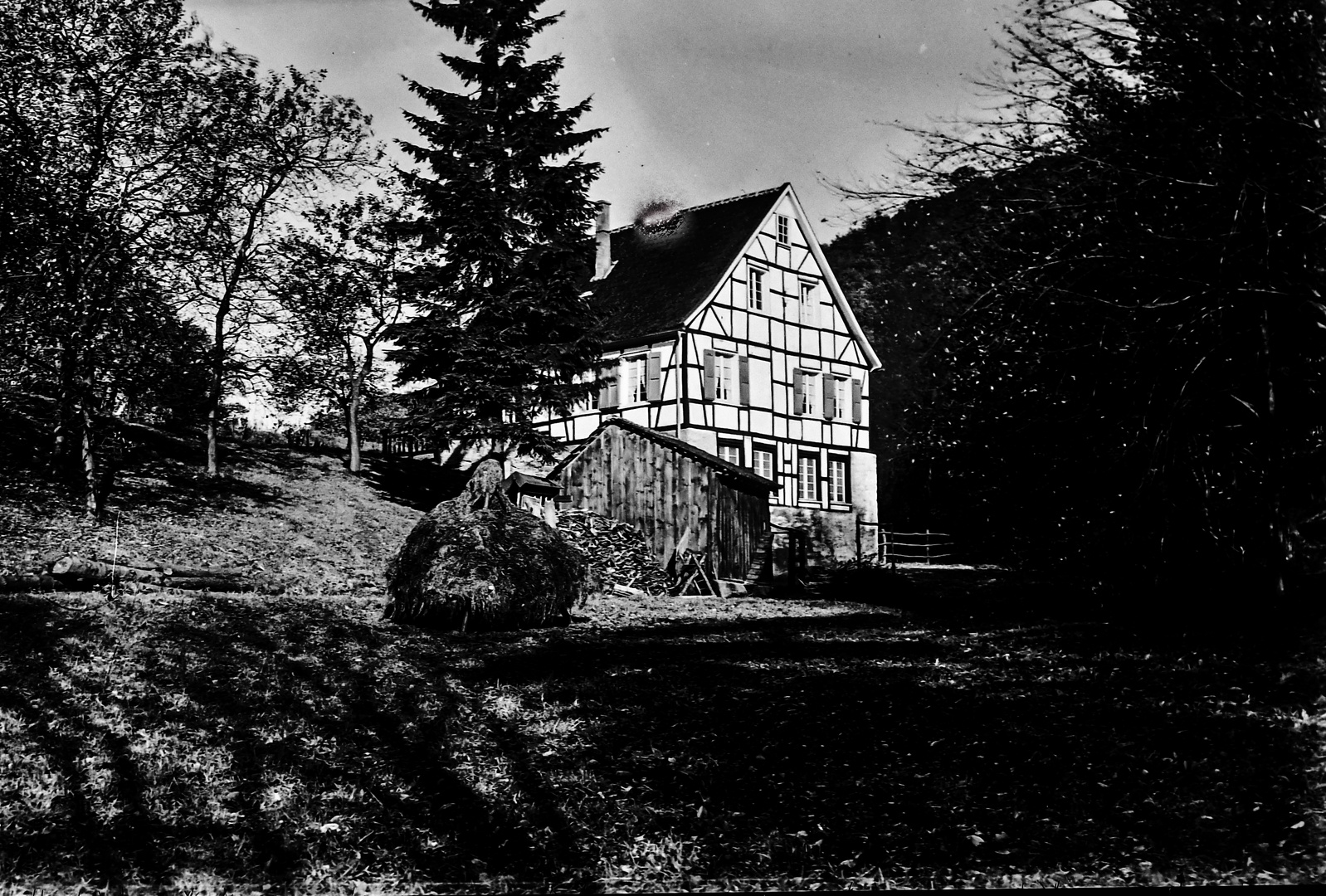 Ein Fachwerkhaus im Bergischen Land.      ...120_2806