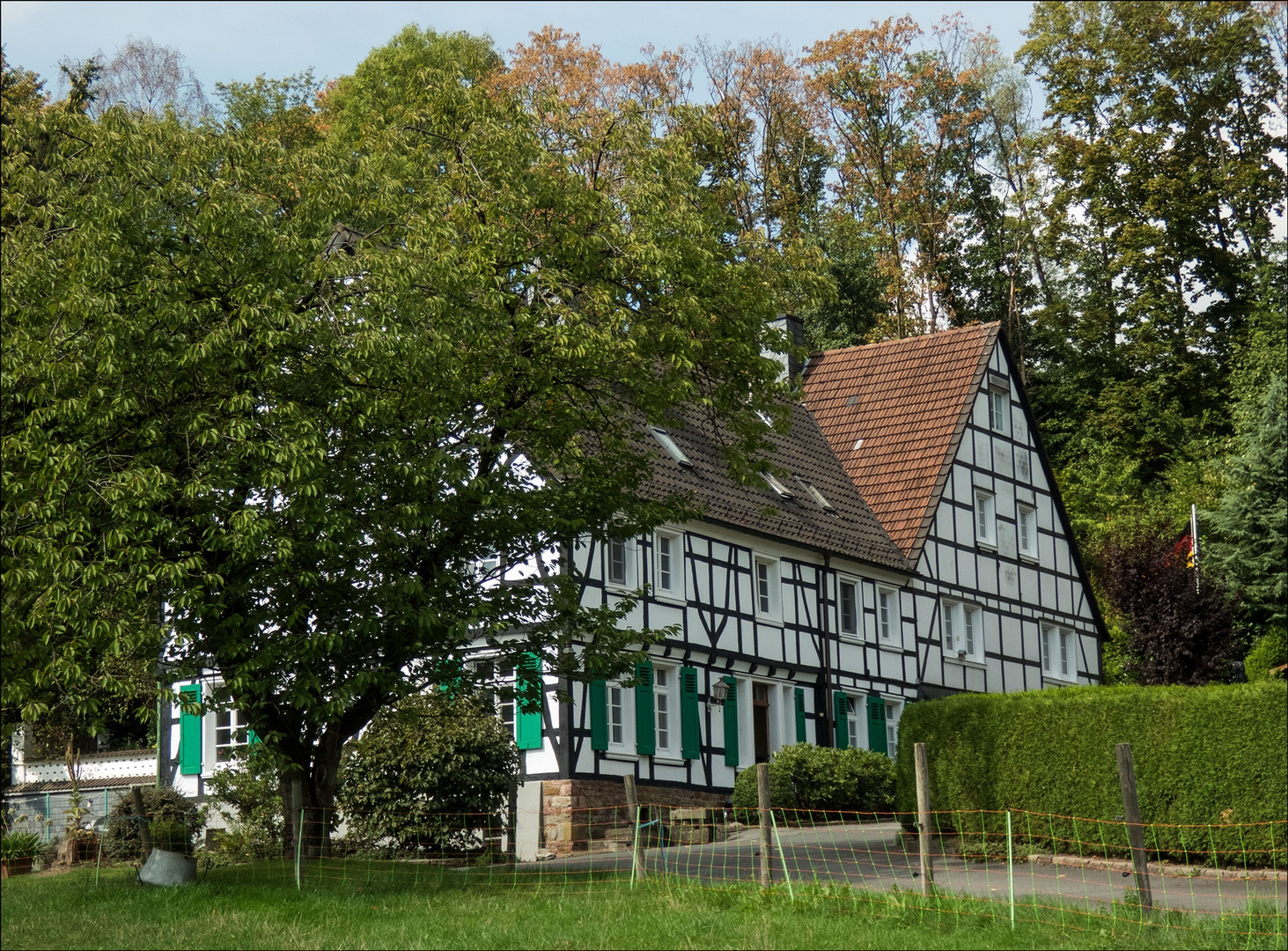 Ein Fachwerkhaus in Wuppertal