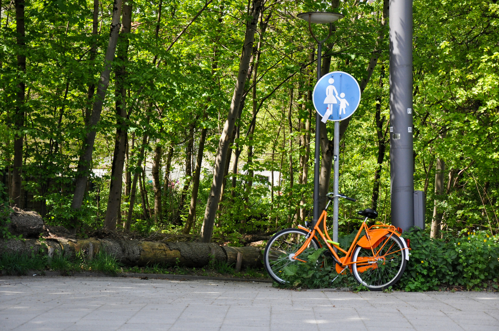 Ein Fahrrad in München