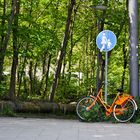 Ein Fahrrad in München