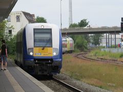 Ein Fahrt Heide Zug nach Hamburg / Altona