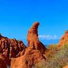 Ein Fantasiegebilde in der Nähe des Issyk-Kul-See in Kirgistan 2014