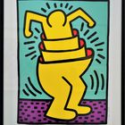 - ein Farbsiebdruck von Keith Haring ...