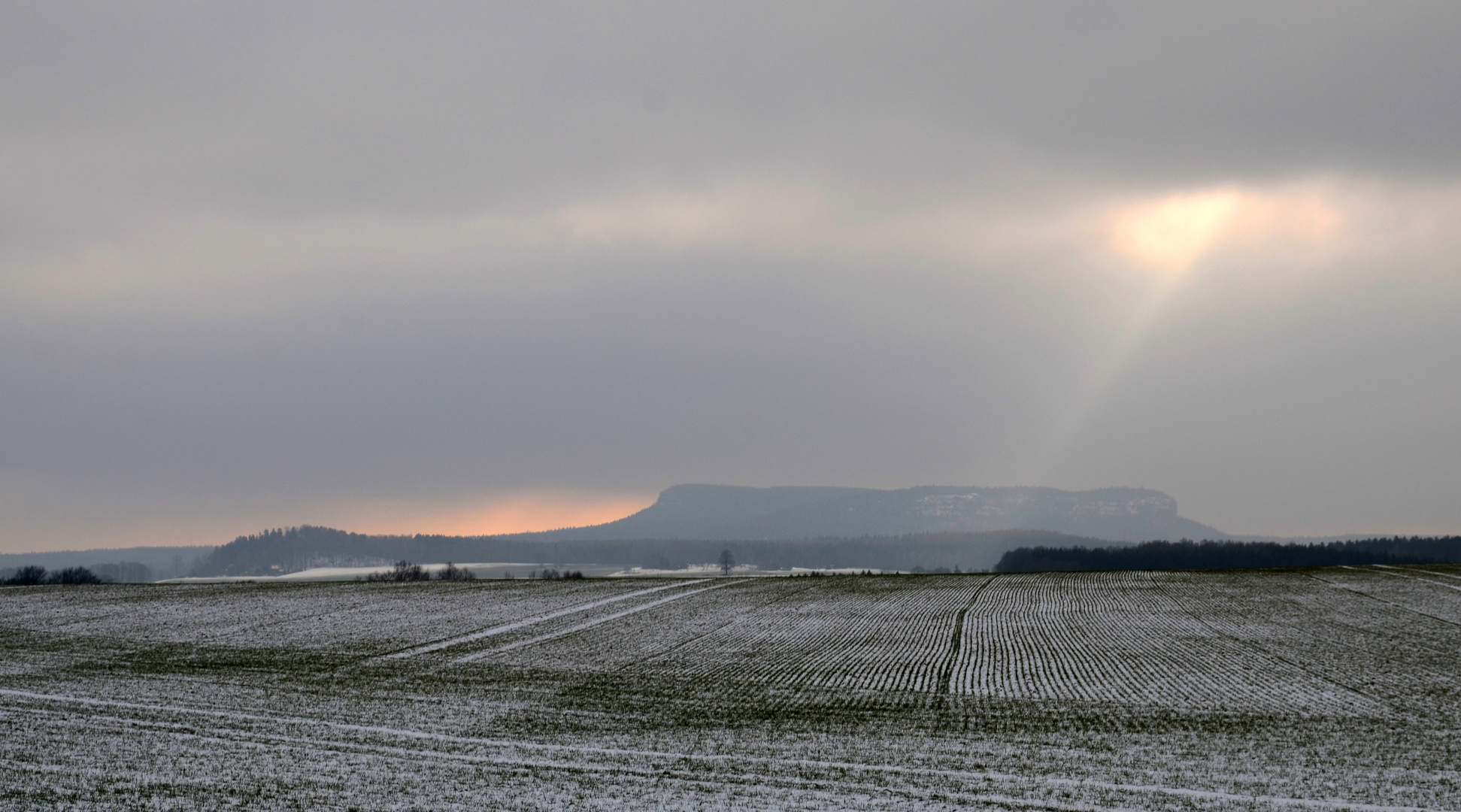 Ein Februartag im Gebirge