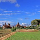 ein Feldweg in Bagan....