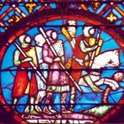 Ein Fenster der Sainte-Chapelle (Paris)