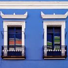 Ein Fenster in Puebla Mexico