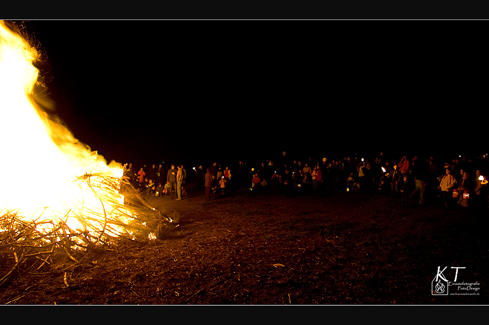 Ein Feuer für St. Martin...........